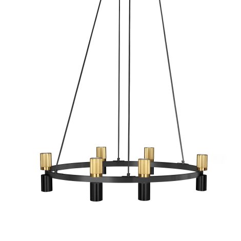 Suspension chandelier - CERELIA - Dainolite - CRL-3612C-MB-AGB