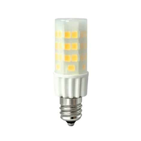 Ampoule DEL 5W 3000K givrée E12 graduable