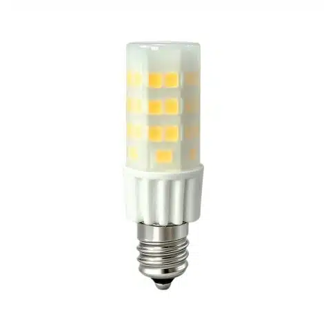 Ampoule DEL 5W 3000K givrée E12 graduable