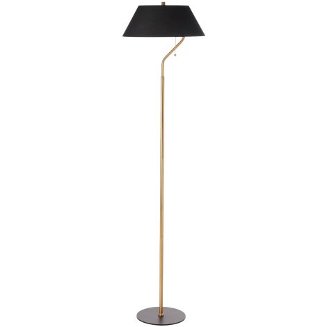 Lampe sur pied 63.5 pouces - GERALDINE - Dainolite - GRD-641F-AGB-MB-BK