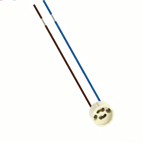Douille GU10 avec fils de 250 mm pour ampoule DEL