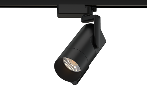 Projecteur sur rail - KANO - Série 1-38 - Type H - Luminaire Galarneau - H-KANO-MAGIC35W24°BK
