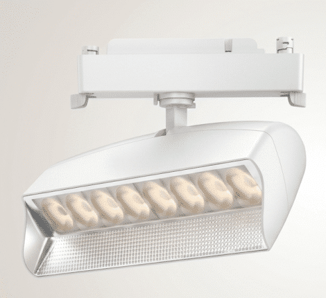 projecteur sur rail type H milo G2 blanc