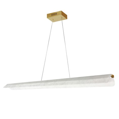 Suspension linéaire - OZANNA - Dainolite - OZN-4830LEDHP-AGB-AL