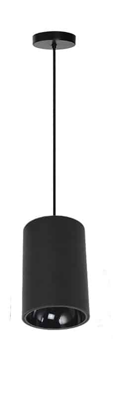 Cylindre suspendu DEL - Série 1-30 - Luminaire Galarneau - LW-PD40W-WP-BK-BK