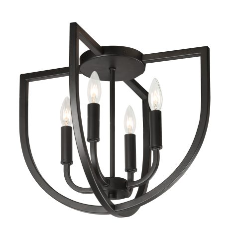 Plafonnier - PAMELA - Dainolite - PLA-154FH-MB