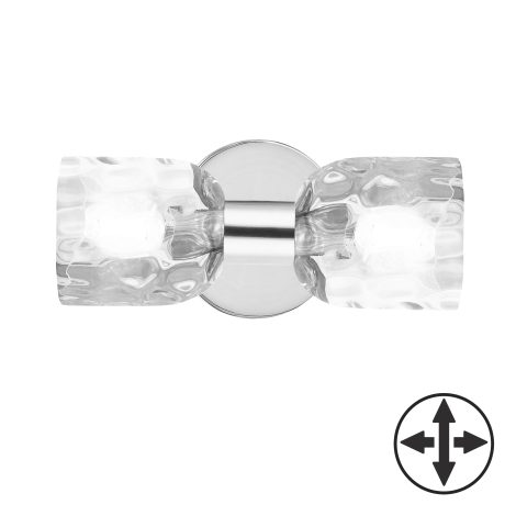 Vanité - VALLORA - Dainolite - VLA-102W-PC-CLR