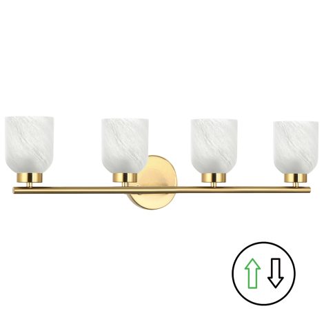 Vanité - VONDA - Dainolite - VND-294W-AGB-ALB