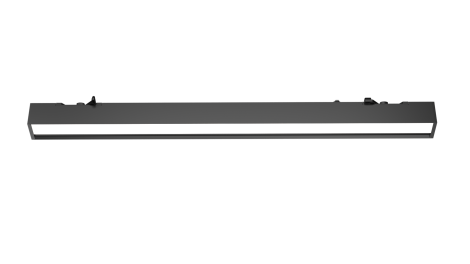 Projecteur linéaire 24 pouces sur rail - Série 1-38 - Type H - Luminaire Galarneau - H-X-LINE-2FT-70D-BK
