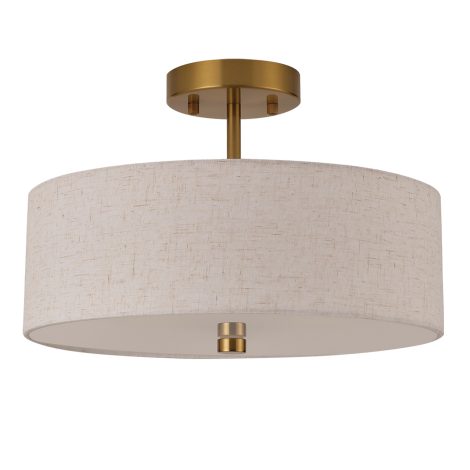 Semi-Plafonnier - EVERLY - Dainolite - 571-143SF-AGB-FX