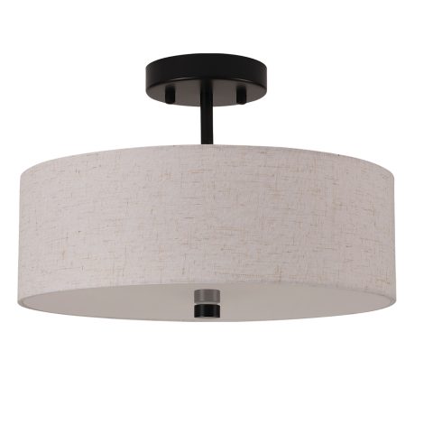 Semi-Plafonnier - EVERLY - Dainolite - 571-143SF-MB-FX