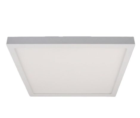 plafonnier del 5 cct carré blanc