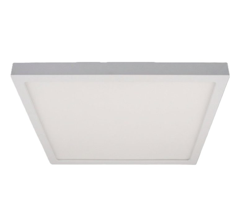 plafonnier del 5 cct carré blanc