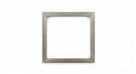 garniture nickel pour plafonnier carré 12 pouces