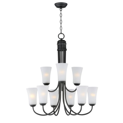 Suspension chandelier - LOGAN - MAXIMET2 - 10046FTBK