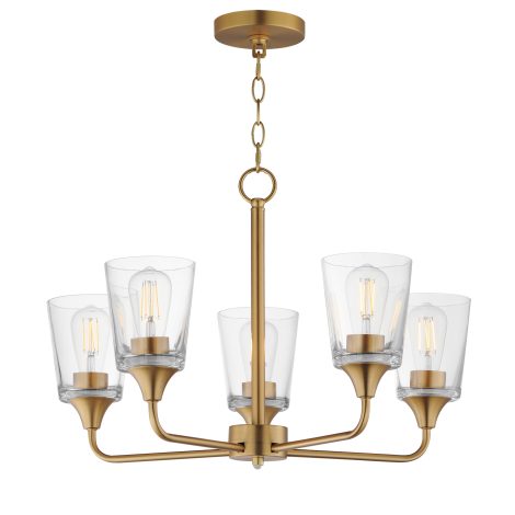 Suspension chandelier - HUDSON - MAXIMET2 - 12875CLNAB