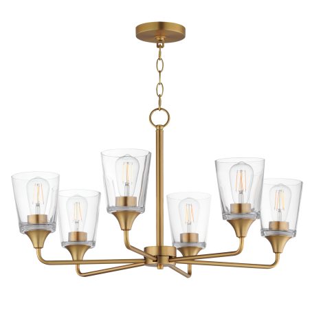 Suspension chandelier - HUDSON - MAXIMET2 - 12876CLNAB