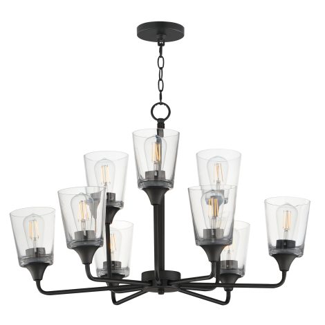 Suspension chandelier - HUDSON - MAXIMET2 - 12879CLBK