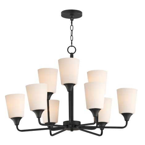 Suspension chandelier - HUDSON - MAXIMET2 - 12879SWBK