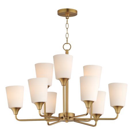 Suspension chandelier - HUDSON - MAXIMET2 - 12879SWNAB