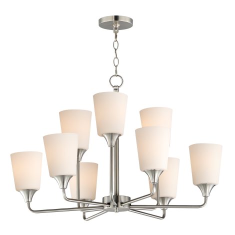 Suspension chandelier - HUDSON - MAXIMET2 - 12879SWSN