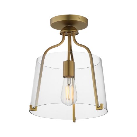Semi-plafonnier convertible en suspension - BELLMORE - MAXIMET2 - 5681CLNAB