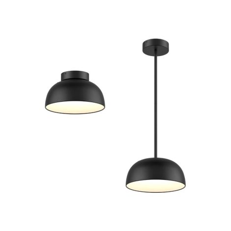 Suspension convertible plafonnier 12 pouces - NAPA - Dals - NAPF12-CC-UNV-BK
