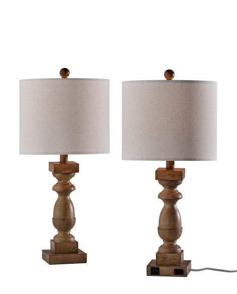 Duo de lampes de table - JOLENE - Adesso - SL0377-15